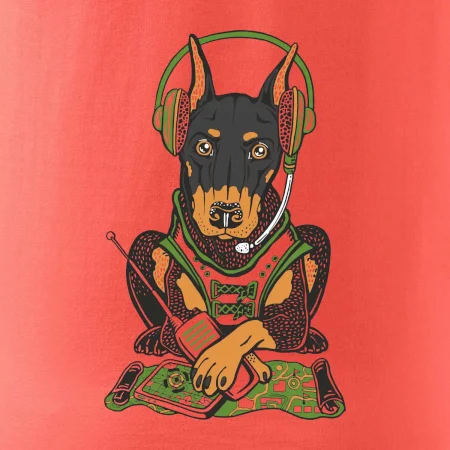 Bojový doberman (Pecka design)