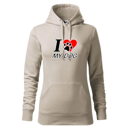 I love my dog - nápis