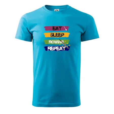 Eat sleep rowing repeat farebné