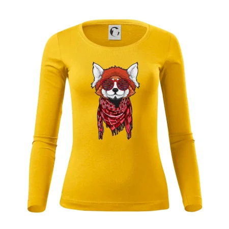Červená panda hipster