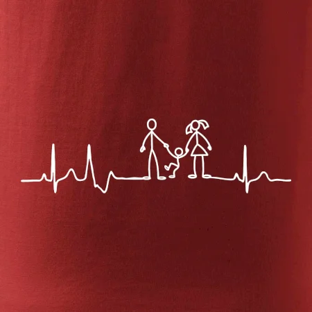 EKG rodina a jedno dieťa