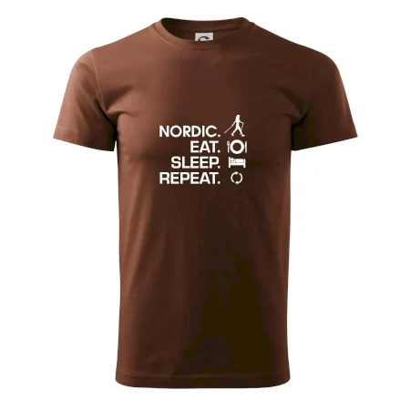 Nordic walking eat sleep