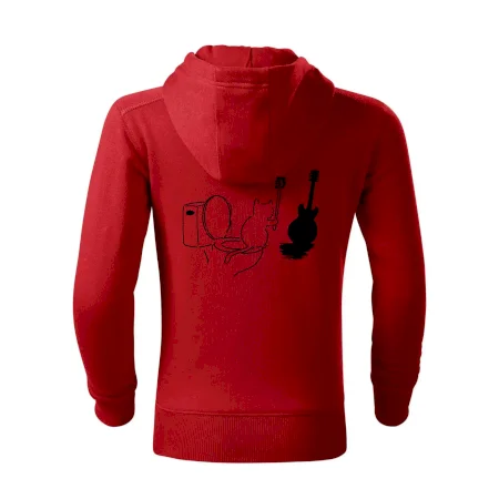 Mačka a gitara WC