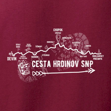 Profil Cesta hrdinov SNP - Obracene Devin - Dukliansky priesmyk