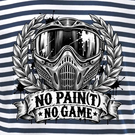 No Paint, No Game – motív s maskou