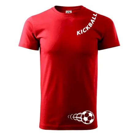 Kickball nápis šikmo