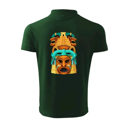 Mayová maska s pyramídou