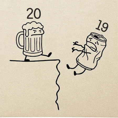 Pivo narodeniny - útes 20 rokov