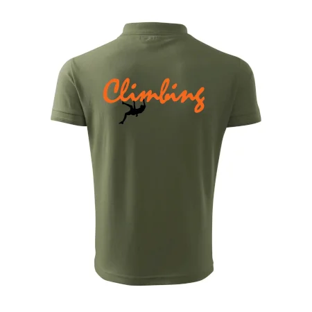 Climbing písací text