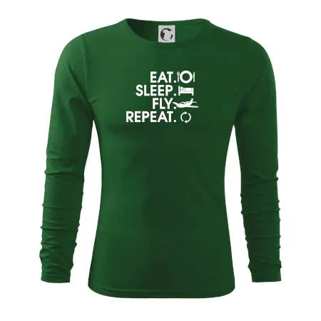 Eat sleep fly repeat
