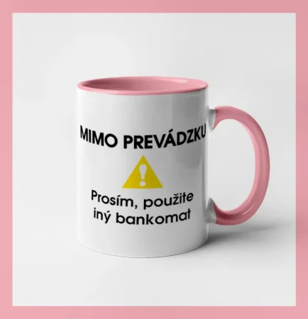 Mimo prevádzku prosím, použite iný bankomat