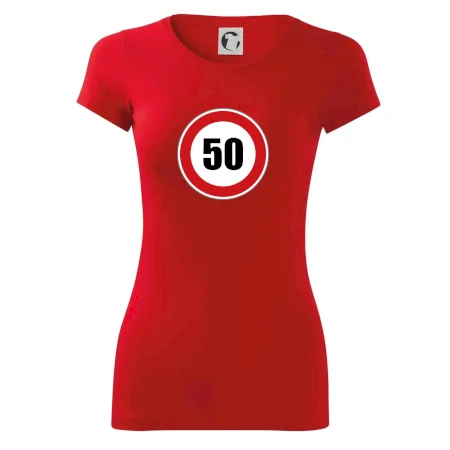 Dopravná značka - obmedzenie rýchlosti 50