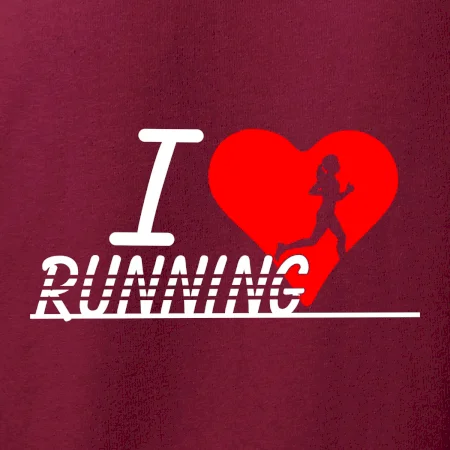 I love running dievča