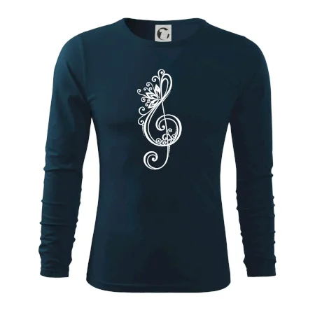 Husľový kľúč kvety