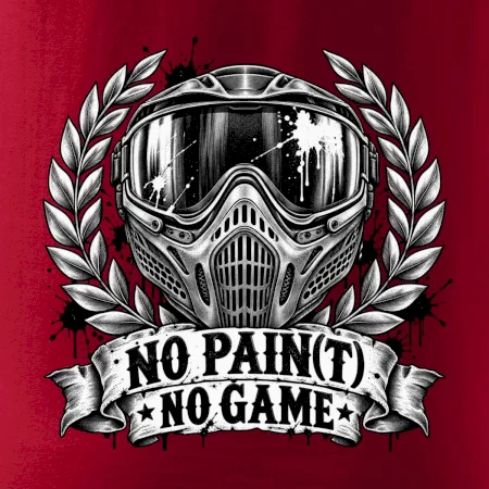 No Paint, No Game – motív s maskou