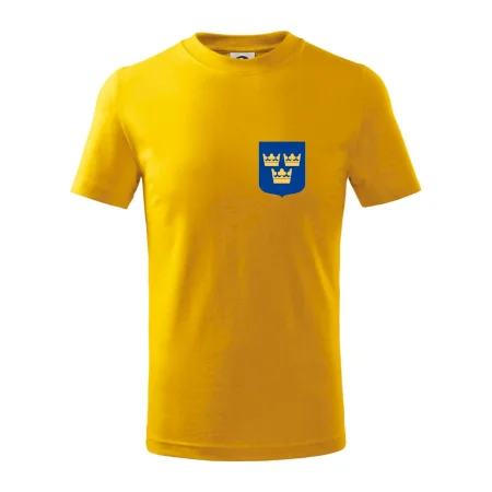 Švédsky znak tri korunky na prsník