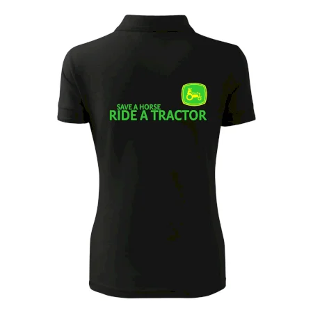 Save horse, ride tractor
