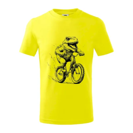 Naštvaný Dinosaurus na bicykli
