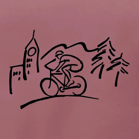 Cyklista na výlete