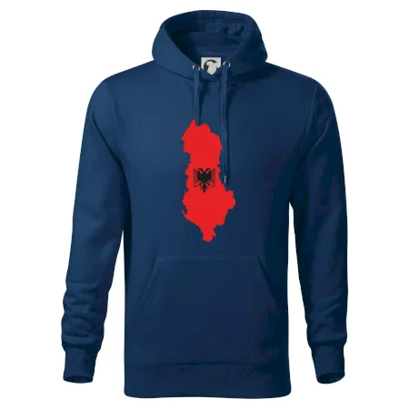 Albánsko mapa a znak