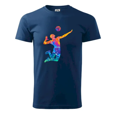 Volejbalista splash s loptou