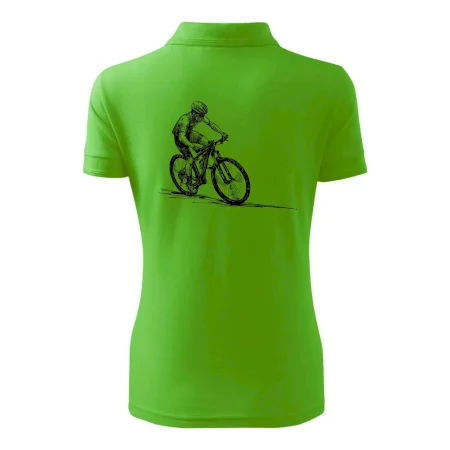 MTB kreslený cyklista