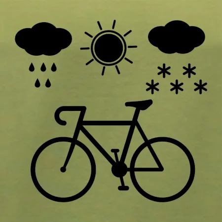 Cyklista za každého počasia