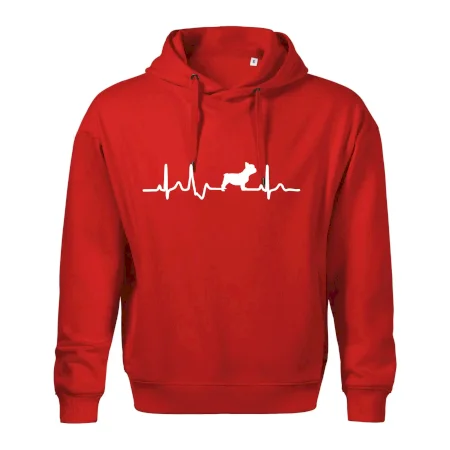 EKG Francouzský buldoček z boku