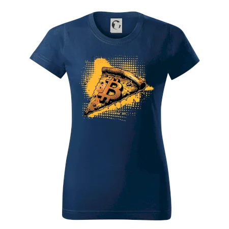 Bitcoin oranžová pizza