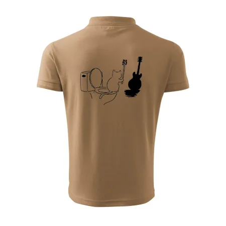 Mačka a gitara WC