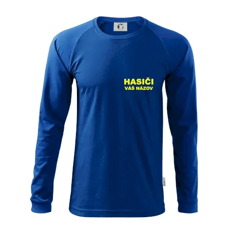 Hasiči - žltý nápis - váš názov zboru
