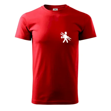 Kominík logo + nápis na zádech