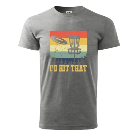 Disc golf player retro vintage