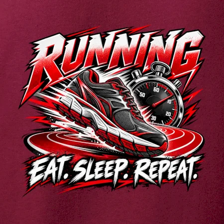 Bežecká topánka so stopkami eat sleep repeat