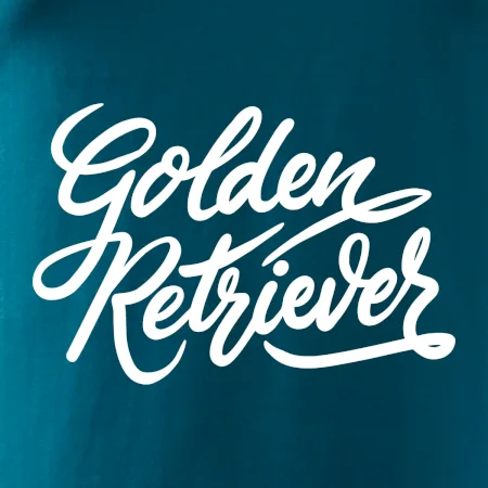 Golden retriever - nápis okrasný