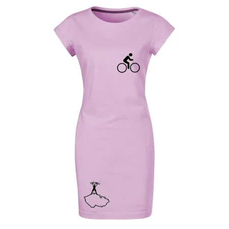 Mapa ČR + kolo na prsu