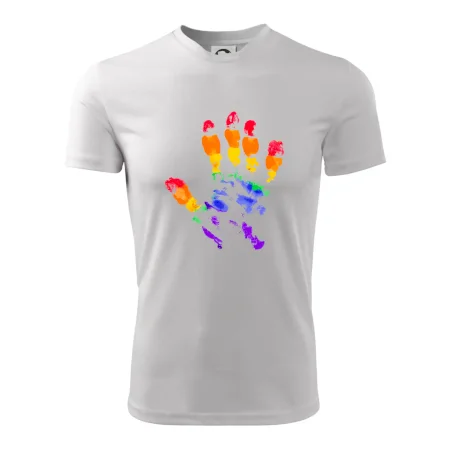 LGBT hand print