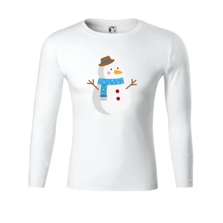 Snehuliak so šálom