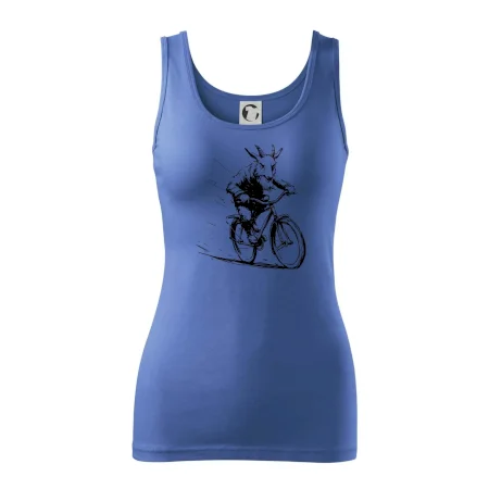 Drsný cap na bicykli