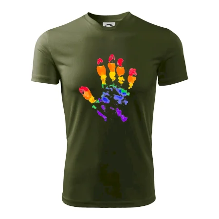 LGBT hand print
