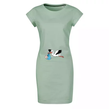 Bocian a bábätko - chlapec (Hana-creative)