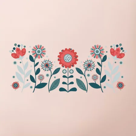 Folklór - kvety v rade