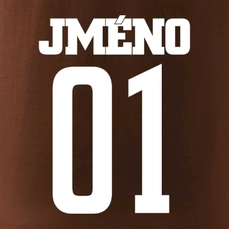 Florbalový dres - vlastné meno a číslo