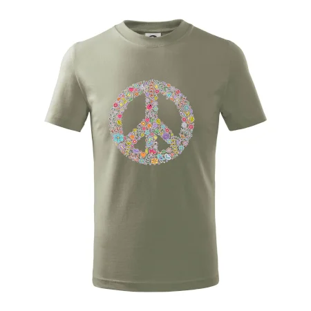 Peace symbol lístočky