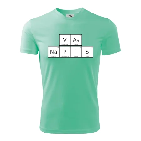 Vlastný nápis - periodická tabuľka