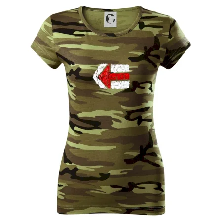 Párová turistická značka  červená