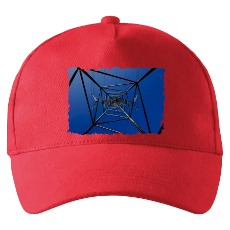 Stožiar vysokého napätia zospodu