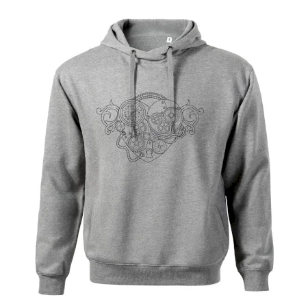 Steampunk srdce kreslené