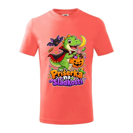 Príšerka na sladkosti - dinosaurus s tekvicou