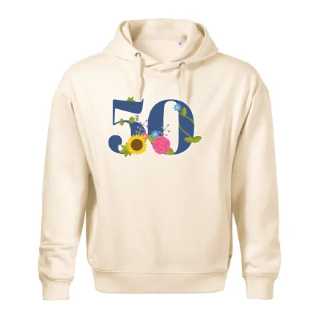 Kvetinové číslo kreslené - 50